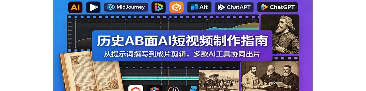 ��ʷAB��AI����Ƶ����ָ�ϣ�����ʾ��׫д����Ƭ���������AI����Эͬ��Ƭ