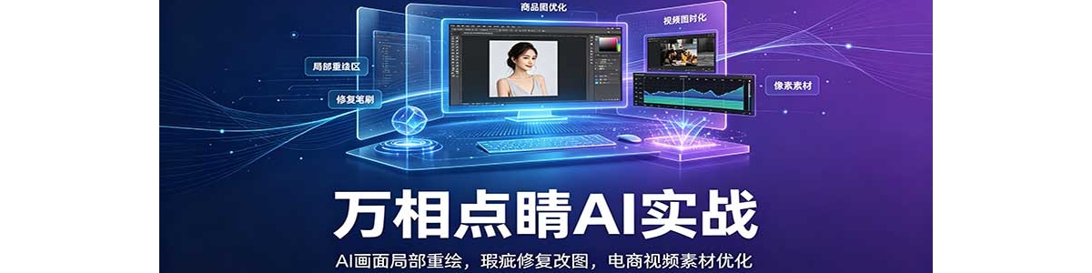 ����㾦AIʵս��AI����ֲ��ػ棬覴��޸���ͼ��������Ƶ�ز��Ż�