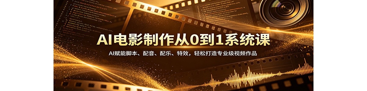 AI��Ӱ������0��1ϵͳ�Σ�AI���ܽű������������֡���Ч�����ɴ���רҵ����