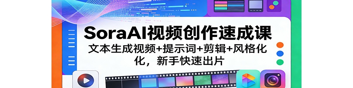 SoraAI��Ƶ�����ٳɿΣ��ı�������Ƶ+��ʾ��+����+��񻯣����ֿ��ٳ�Ƭ